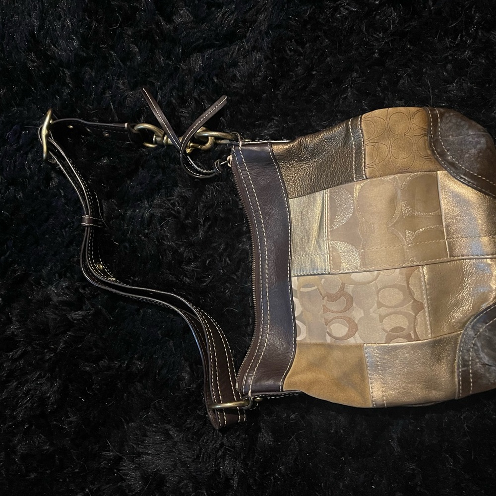 Coach Multicolor Patchwork Shoulder Bag - image 2